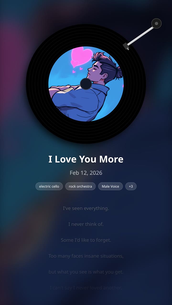 I Love You More